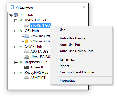 Usb drive in virtual machine hyper-v